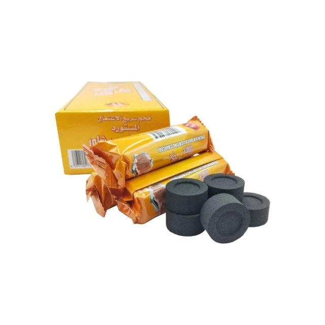 Arabian 27mm Shisha Charcoal Fruit Wood Powder China Manufacurer