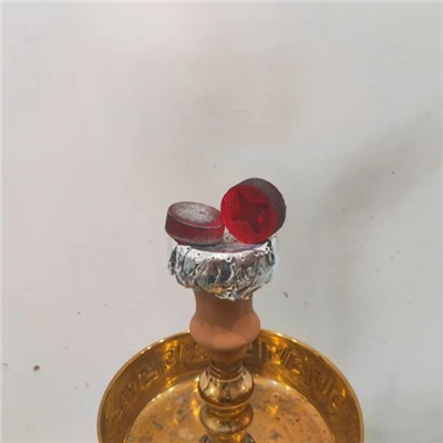 35 মিমি স্টার ফ্রুট কাঠ হুক্কা কয়লা